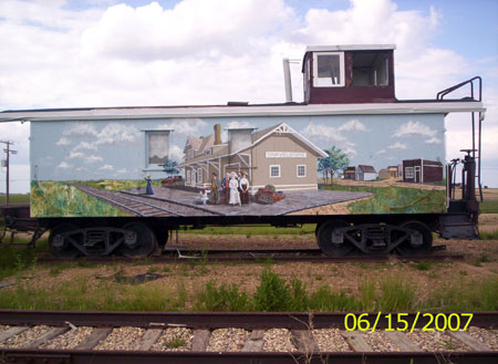 Gravelbourg Station Mural