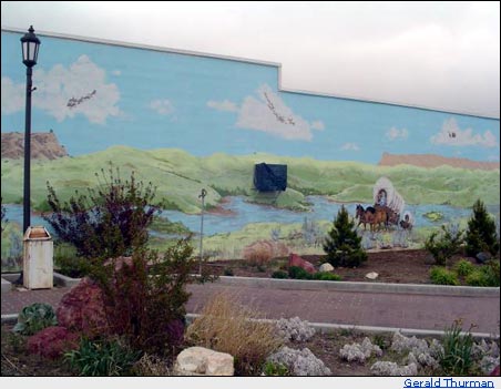 Wagon Train Mural