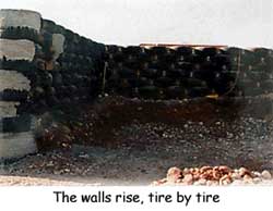Walls under construction