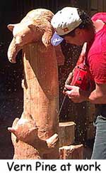Vern Pine at work