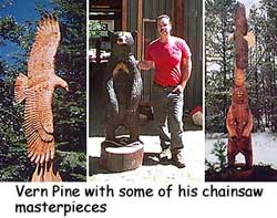 Vern Pine's sculptures