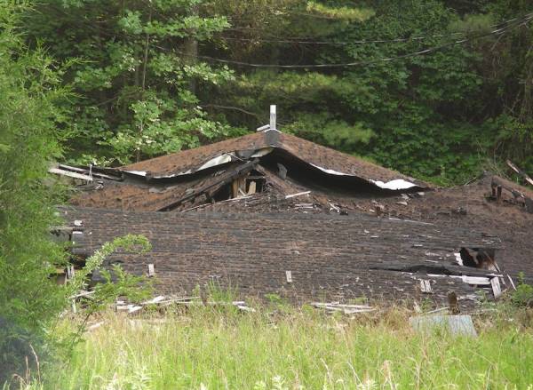 Collapsed building