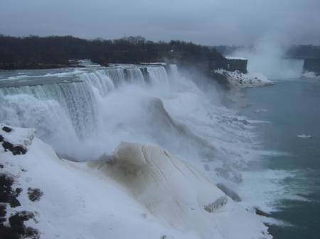 Niagara in April.