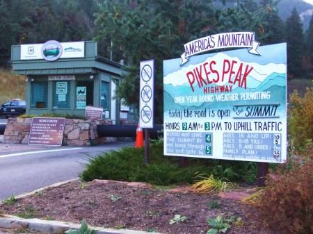 Pikes peak toll Road