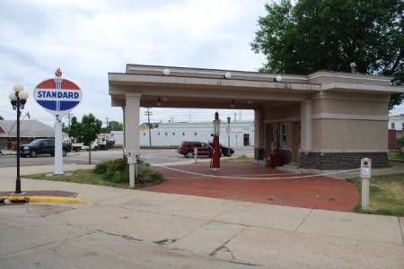 1918 Standard Oil Filling Station