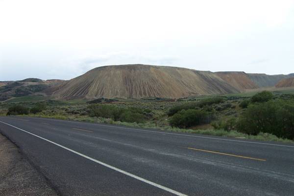 The tailings pile from Bingham Canyon Mine
