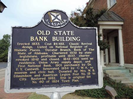 Old State Bank sign