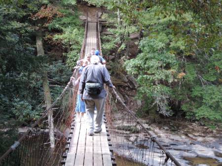Falls Creek Suspension bridge