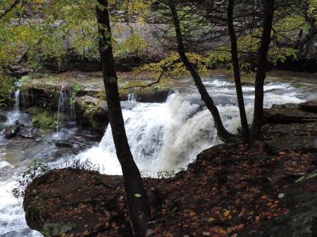 Falls along Thurmond Road
