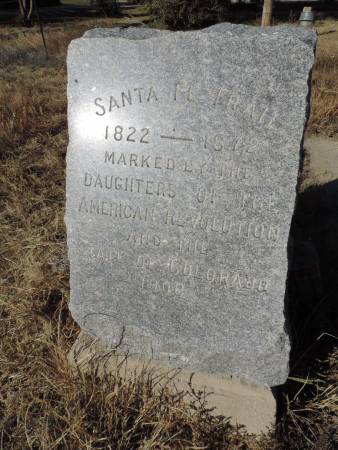 Kansas - Colorado marker Santa Fe Trail