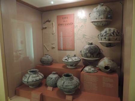 Gran Quivira pottery display