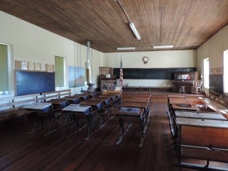 Lake Valley schoolroom