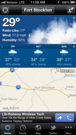 Ft Stockton weather