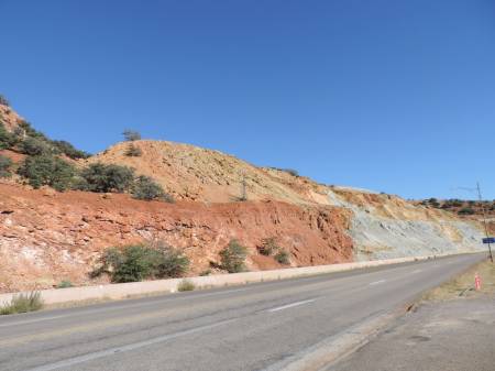 Bisbee road cut