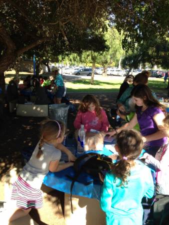 Kids and letterboxing