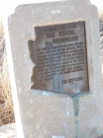 Roadside History -San Ignacia del Babocomari