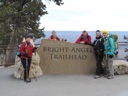 Bright Angel Trail - hike down