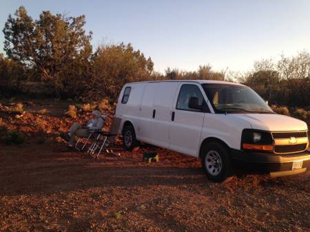 Bell Trailhead - Makeshift camping