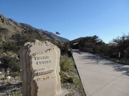 Guadalupe NP - Visitor Center &amp; wind