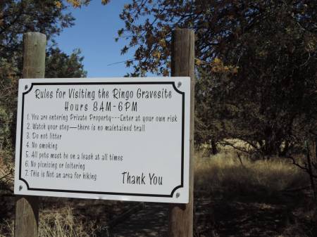 Johnny Ringo sign