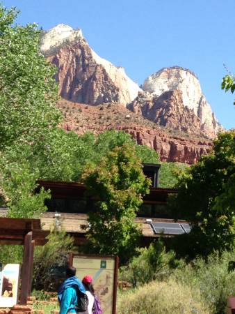 Zion - from Visitor Center