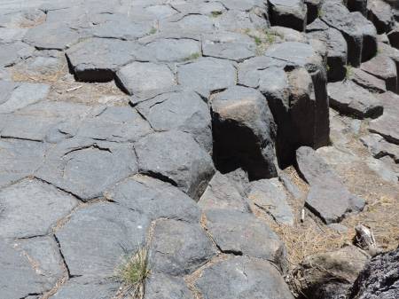 Top of Devil's Postpile