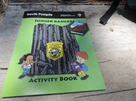 Devil's Postpile booklet &amp; patch