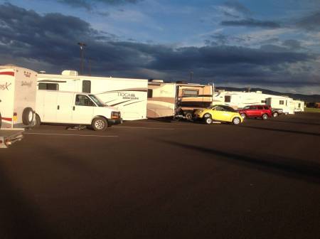 Our van at Wildhorse Casino