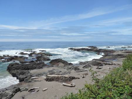 Yachats beach view