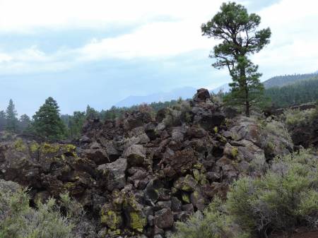 Lava flow at Sunset Crater Volcano