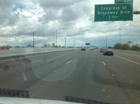 Arriving in Tucson