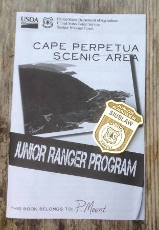 Cape Perpetua Junior Ranger booklet