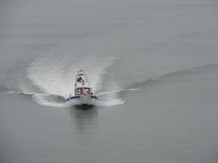 Glacier Bay ranger boat
