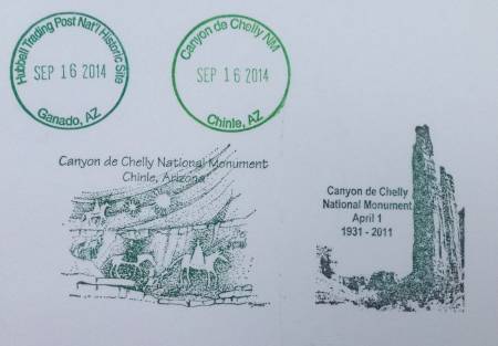 Canyon de Chelly stamps