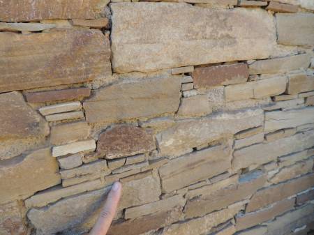 Chaco masonry walls