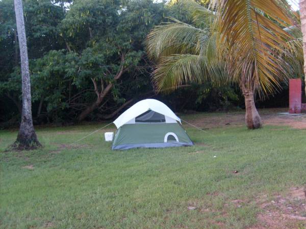 Seven Seas View of Tent from Beach