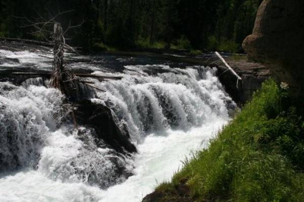 waterfall, idaho, camping