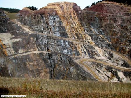 Homestake Mine open pit, South Dakota