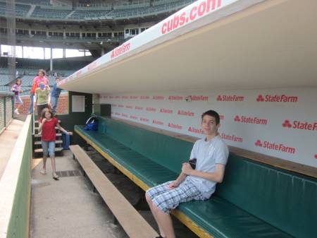 Cubs dugout