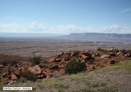 Marble Canyon overlook, US Hwy 89 south of Page, Arizona
