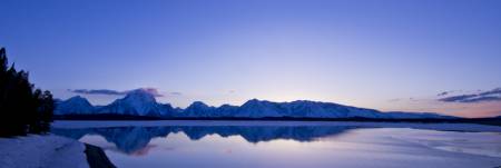Sunset on the Lake.Grand Teton NP