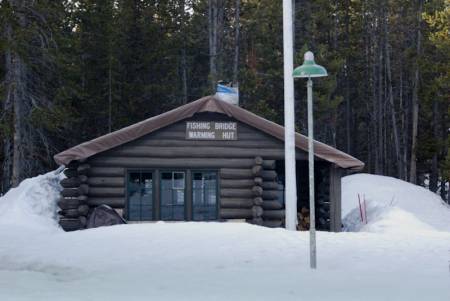 Fishing Bridge Warming Hut,Yellowstone NP
