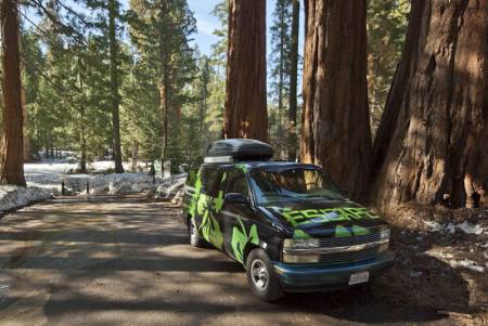 Campers portrait in Sequoia NP
