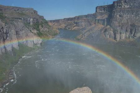 The Perpetual Rainbow at Shoshone Falls
