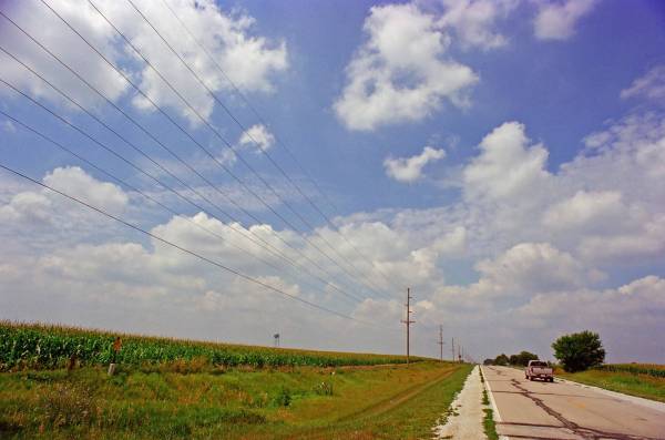 Back road Iowa
