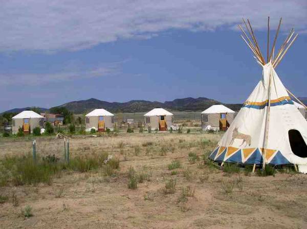 Joyful Journey Hot Springs Tipi to Rent