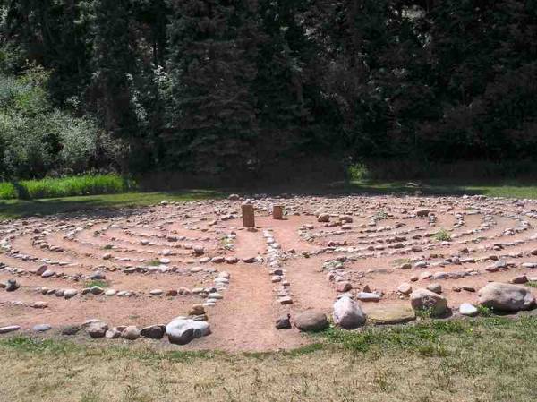 Walking labyrinth, Evergreen, CO