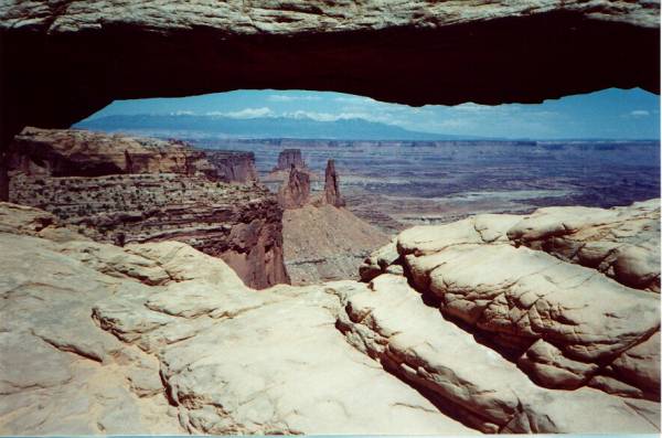 View through Mesa Arch