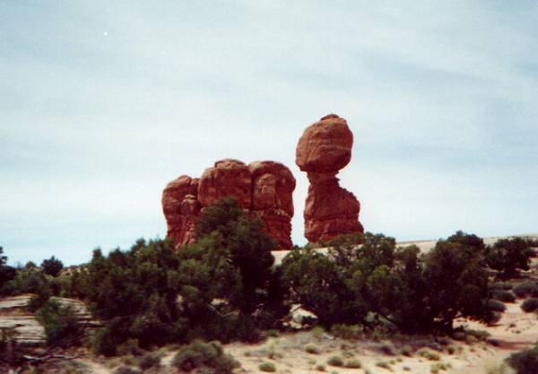 Closeup of Balanced Rock