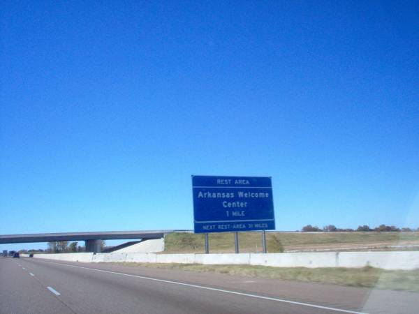 Arkansas Welcome Sign